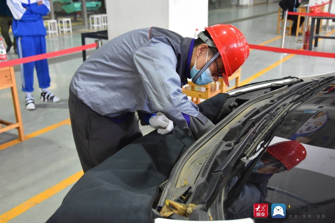 济南市技师学院|济南市“中龙杯”机动车维修与检测行业职业技能竞赛在济南市技师学院成功举办