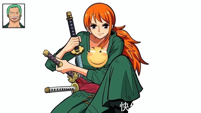 黑寡妇|当娜美换上同伴的衣服,乌索普装青春靓丽,索大装最帅气