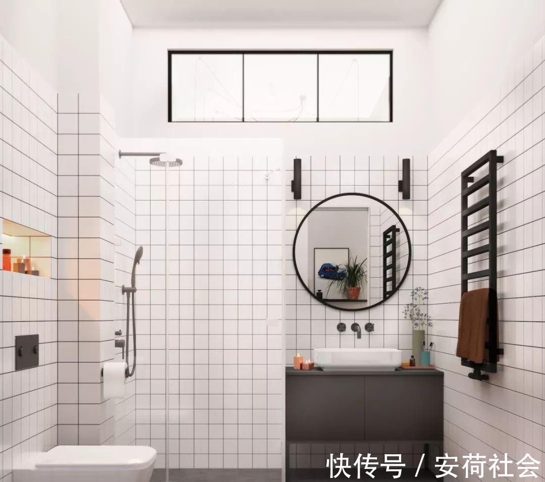 单人椅|46平米小户型公寓,通透明亮不拥挤,卧室用玻璃门隔断