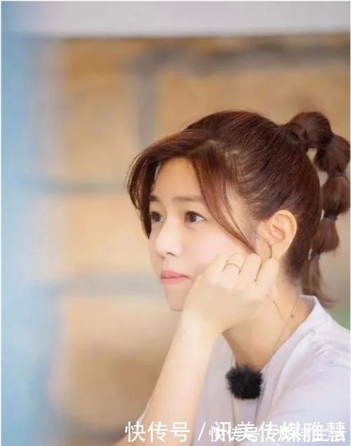 啾啾|发际线比较高的女生,尽量少梳这3种发型,否则发际线会上移!