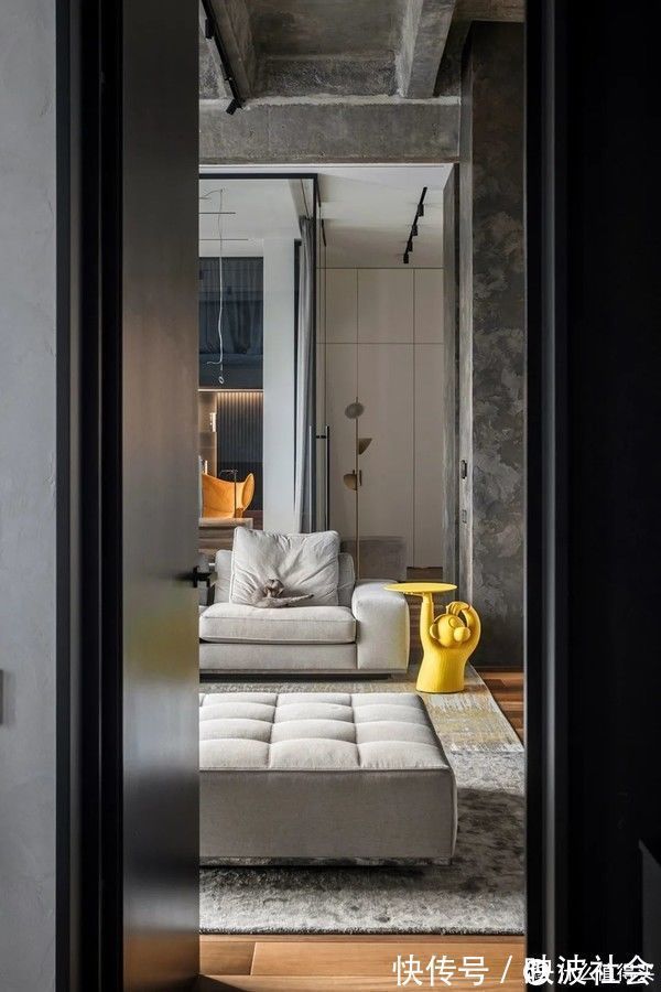 屋主|妈见打的“装修风”|136㎡工业风,满屋混凝土墙,却真的好看!