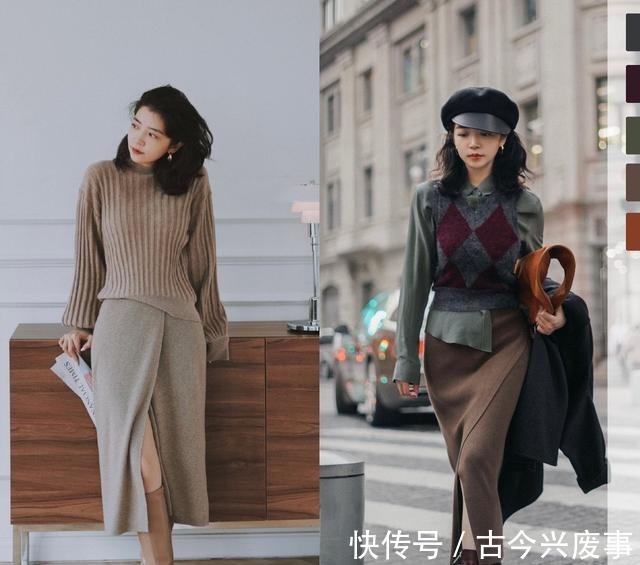 穿搭|为什么你穿“针织衫+半裙”不好看瞧三木的穿搭思路，实用高级
