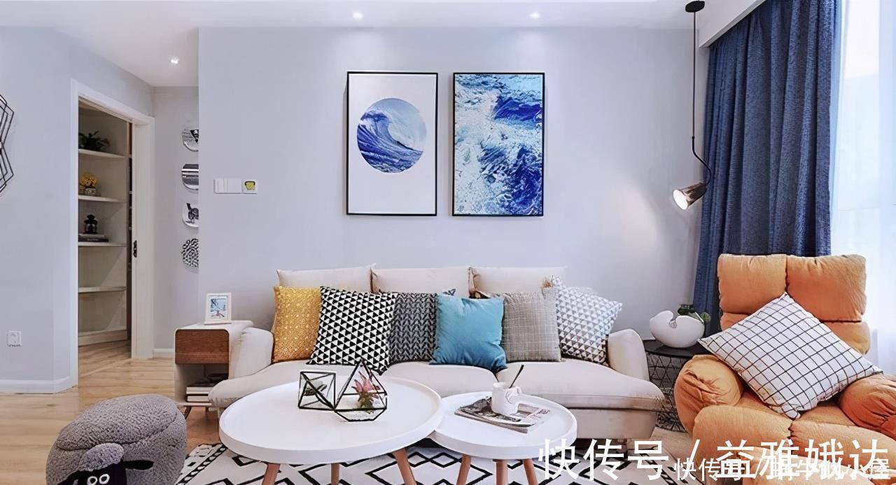 清新|夫妻的76㎡北欧风一室，清新明亮宽敞，独立衣帽间太棒了，漂亮！