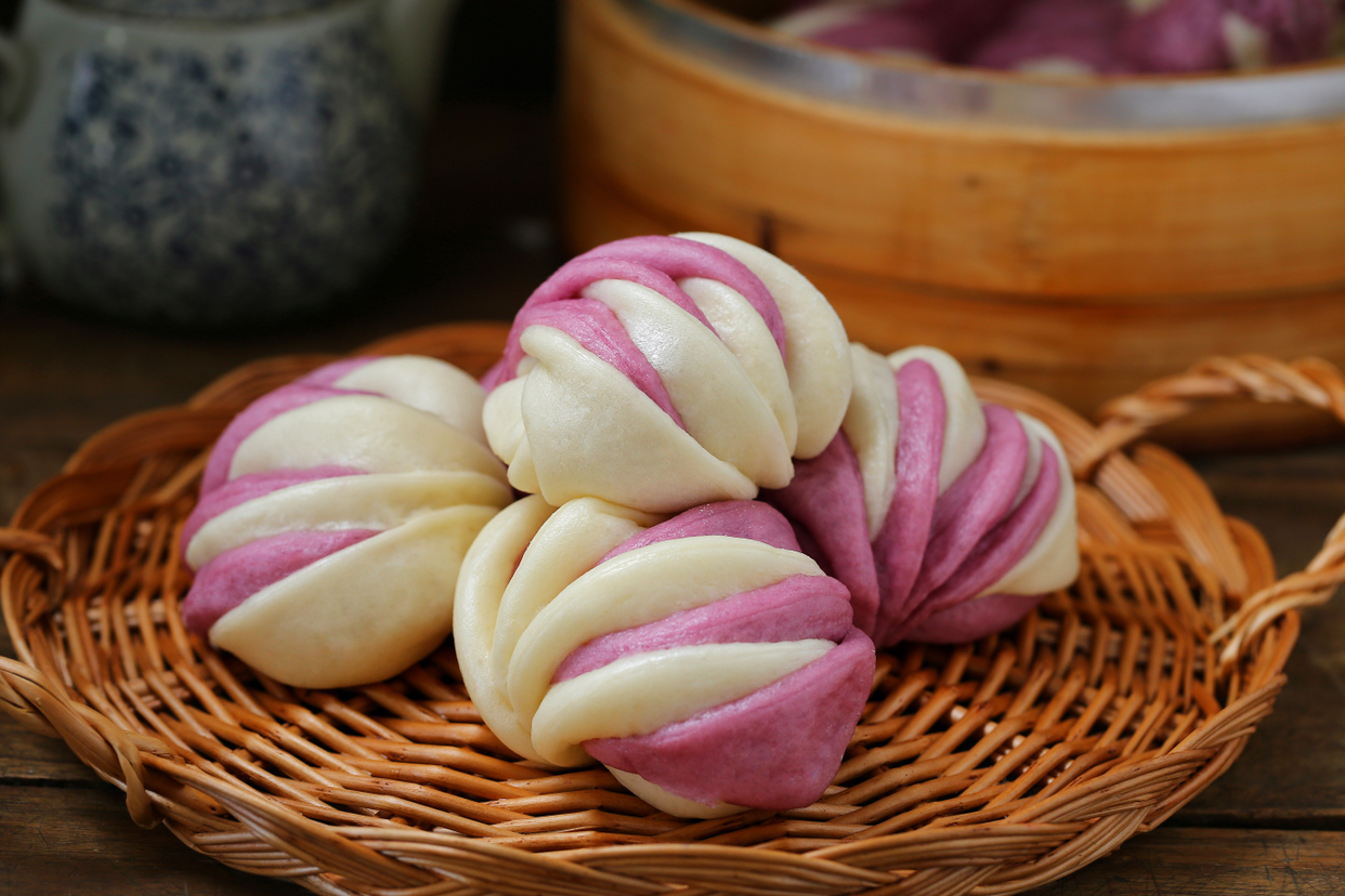 无需任何技巧就能做出双色花卷,层次分明、暄软香甜,漂亮极了!
