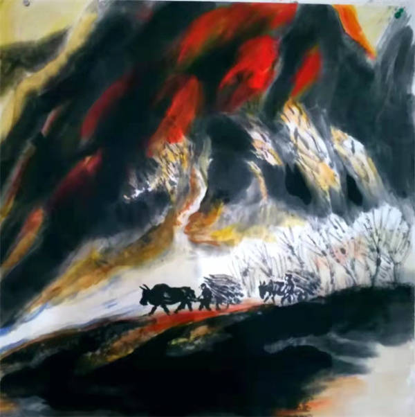 扈恩龄!画家扈恩龄大写意山水作品欣赏