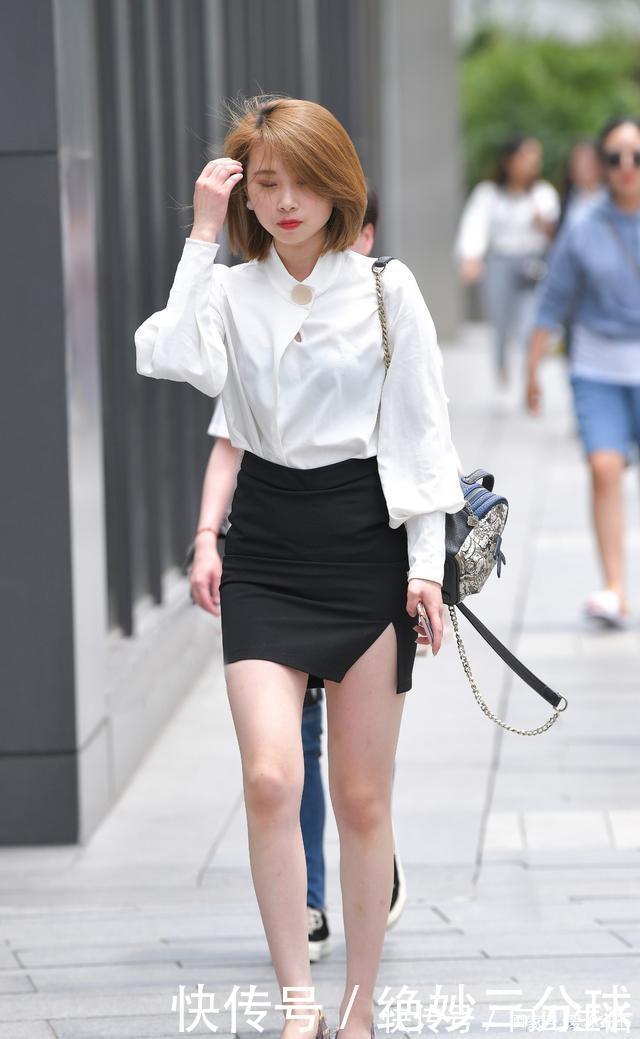 超短裙 连衣裙的穿搭不挑人,好看不挑人,摩登范十足
