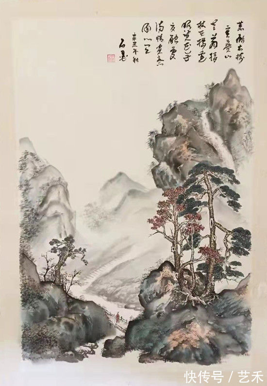 张大千@画家石云平——朴实厚重 气势畅达