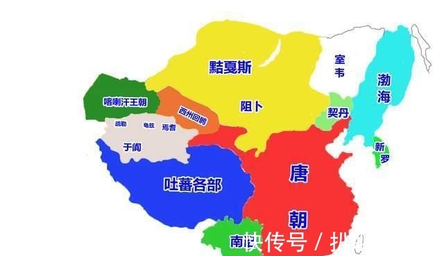 吐蕃|从地图看唐朝疆域：200多年的风云变化，中华民族的高光时刻