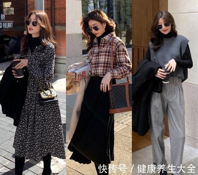 气质 上班别穿太花俏,气质最重要,27套初冬look,精致又优雅!