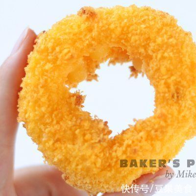 爆浆|#巨下饭的家常菜#金黄酥脆，会爆浆洋葱圈