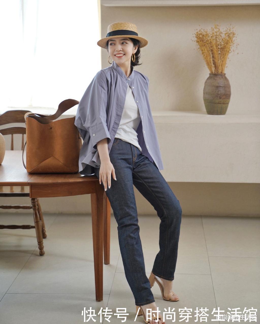 高雅|将简单款穿得高级才是高手，看看三木配色技巧，既休闲又高雅