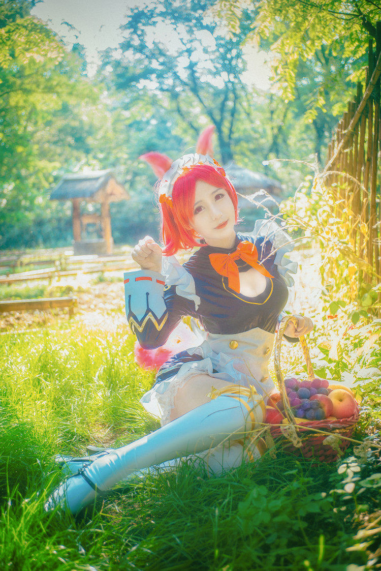 王者荣耀 妲己cosplay，陪你玩~