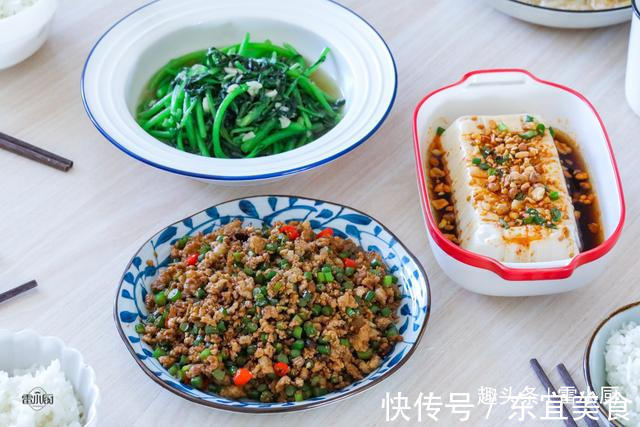 糖蒜|我家的一日三餐,5口人3个菜,简单不浪费,朋友会做饭真好