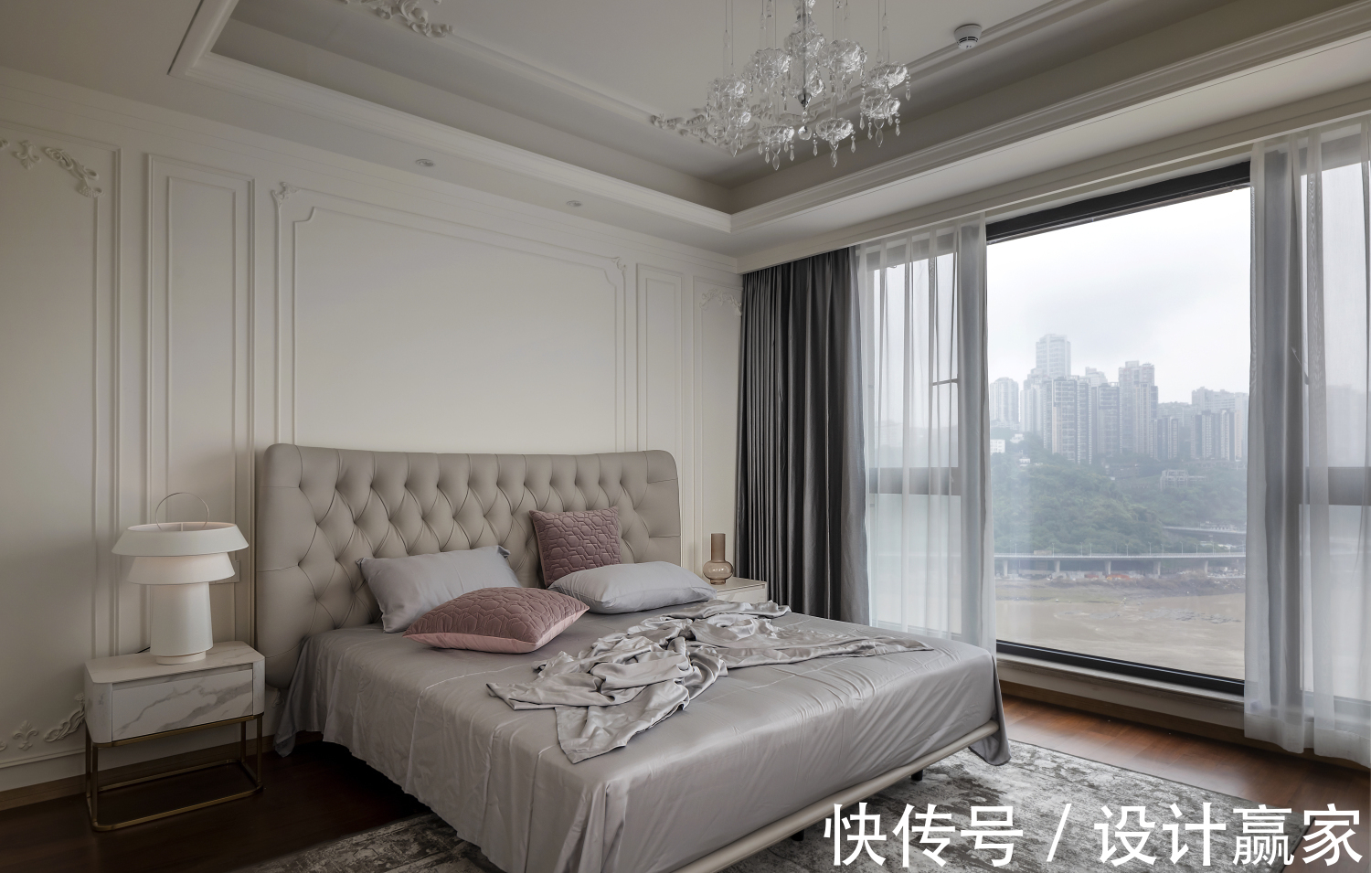 欧式|161㎡精致优雅四居，浪漫酒红+轻奢金，演绎欧式文艺范