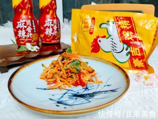豪吉麻辣川香汁|#豪吉川香美味#麻辣鸡丝