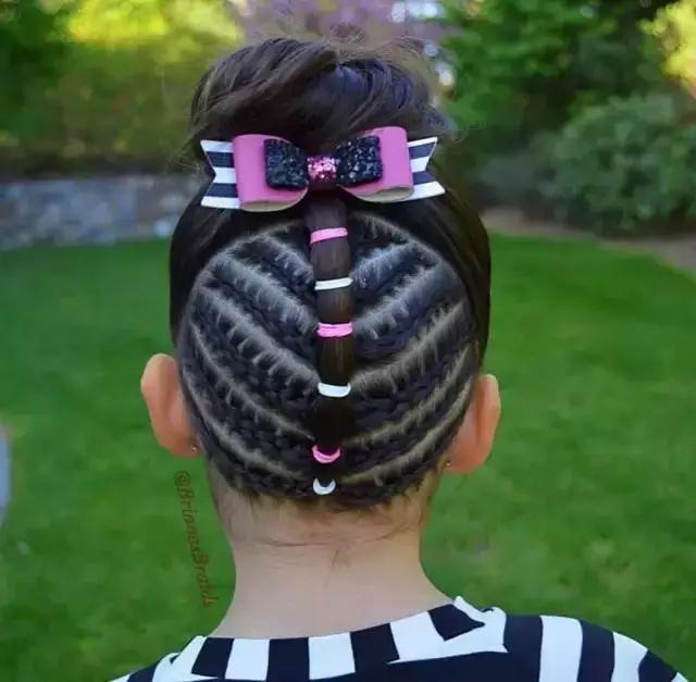 编发 72款好看的儿童编发,有闺女了就要给她编这样的发型,宝妈快收藏