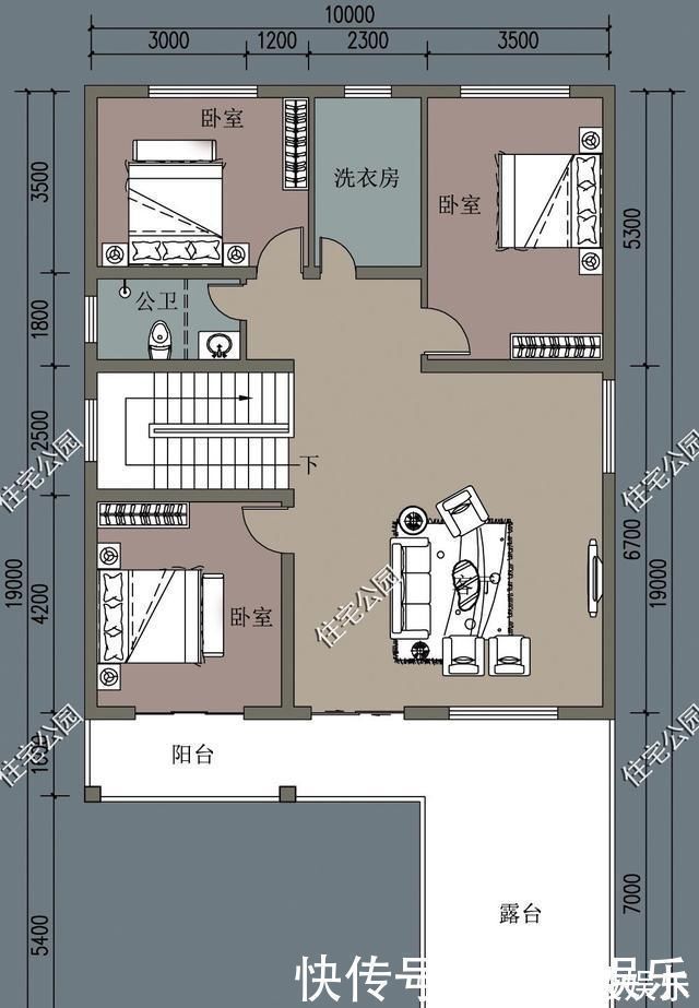 屋顶|回农村给父母盖养老房，20多万就够了，3套图纸你喜欢哪套