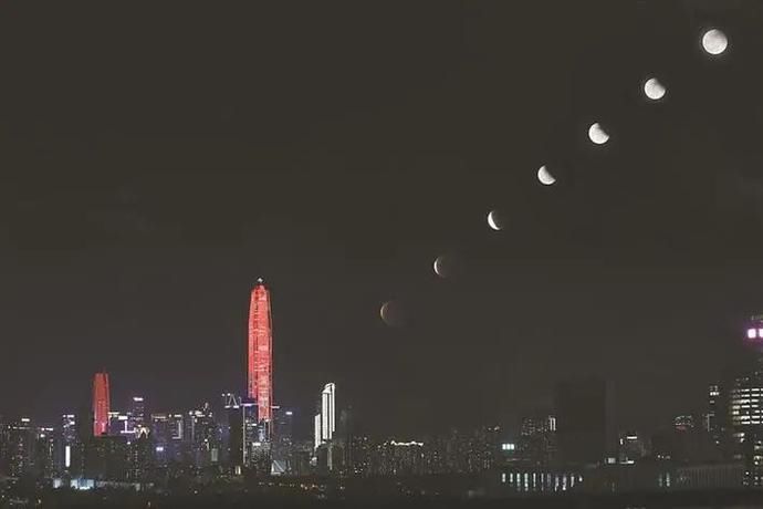 深圳 昨晚，超级月全食刷屏了深圳人的朋友圈！
