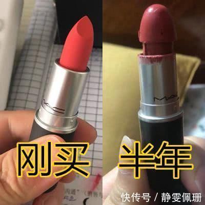 嘴上|女生“口红”能用到什么程度刚买时vs半年后,看到直女嘴上长刀片了