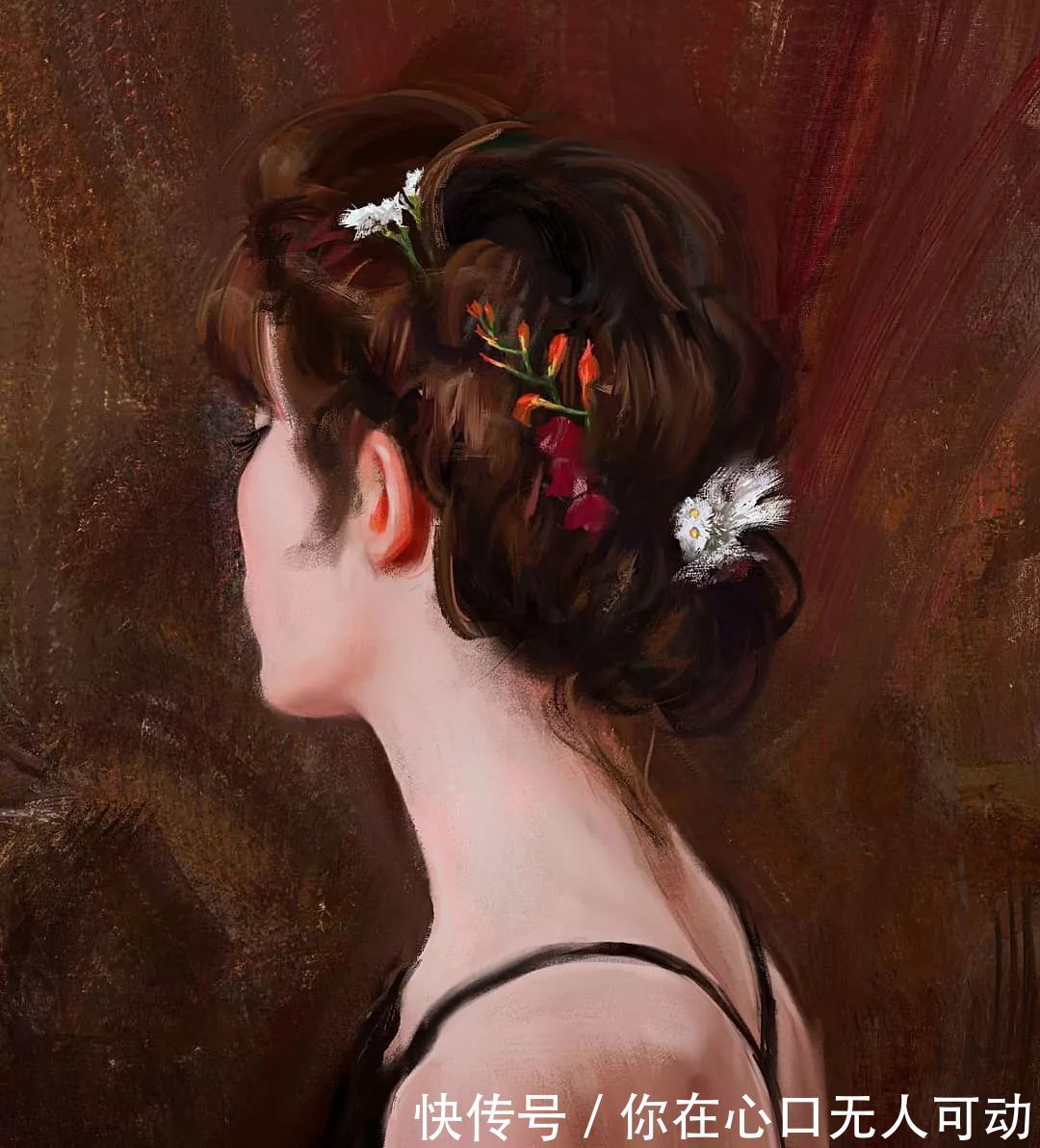 mandy!这三位艺术家的画中女子,楚楚动人,美若天仙