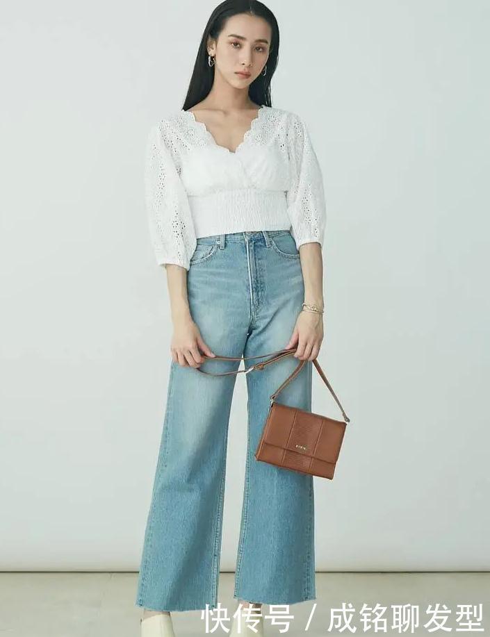 上衣|简单又“显高”的方案来了!夏日试试这样穿,清凉舒适又显得高挑