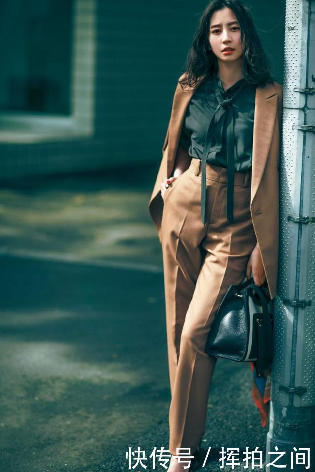 不想通勤服一成不变,学日系美女穿搭,时髦优雅假日也想穿