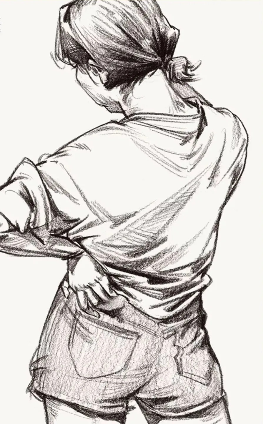 毛病$速写出现这些毛病,说明你的肩膀画得有问题!