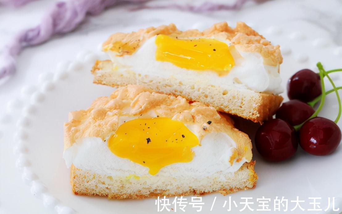 早餐不知道吃啥?让人眼前一亮的火烧云吐司,高颜值味道好