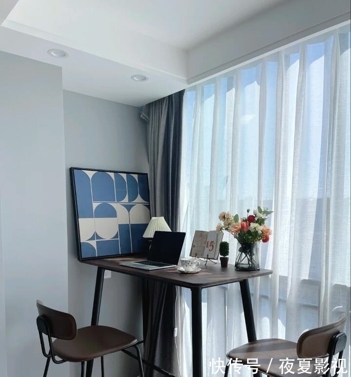 新家|年轻小夫妻83㎡新家,典型的一体化设计,越简单,越舒适