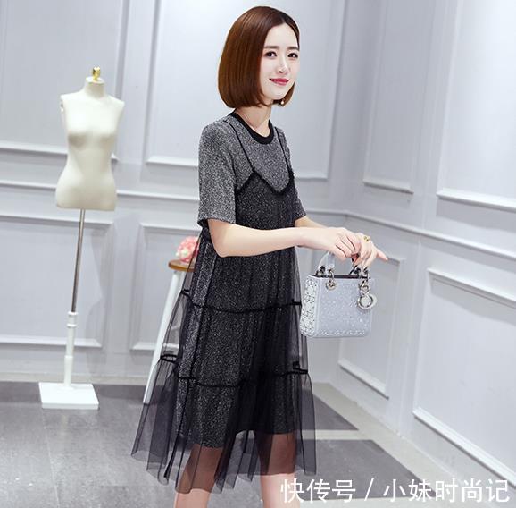 女人味十足 胖妹妹连衣裙就是那么的美,这个春季你穿了吗