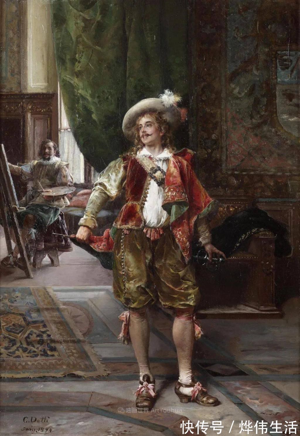 august@华丽的服饰,精美的人物,田园牧歌式的情感