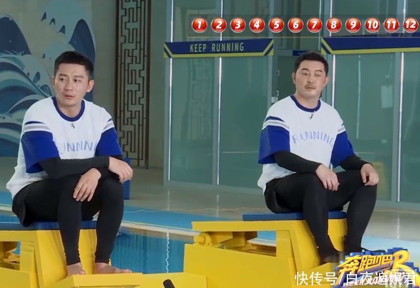 天花板|蔡徐坤在《跑男》中下水,脱妆之后素颜引热议,简直是内娱天花板