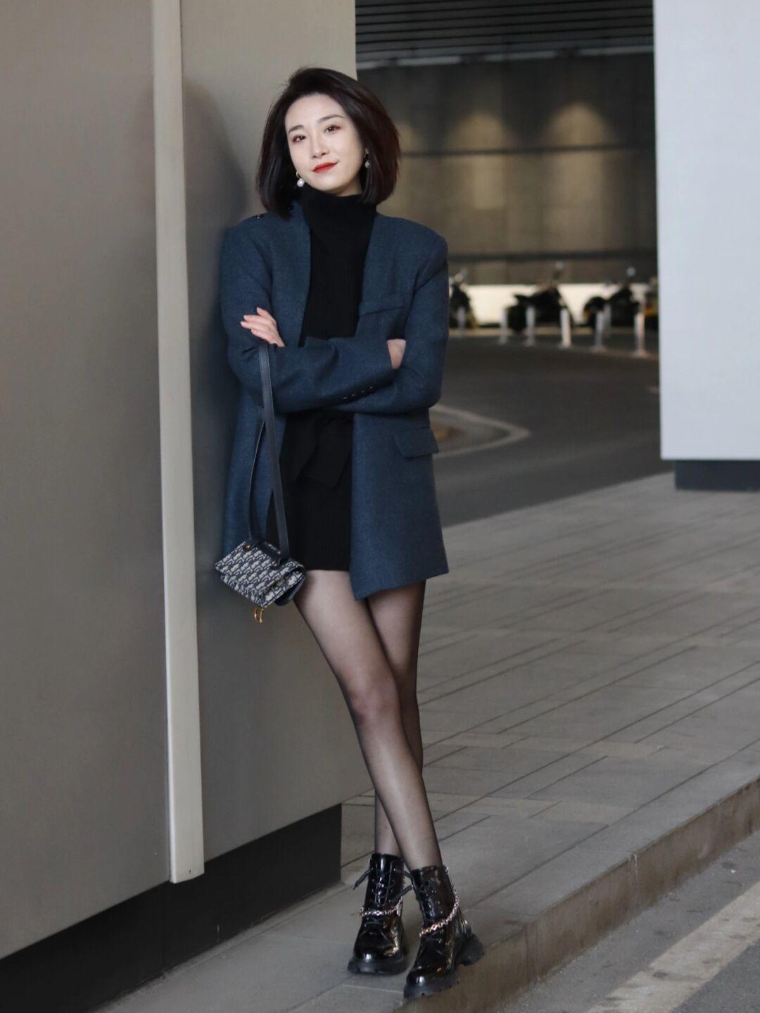 黄黑皮|冬天职场通勤怎么穿?看看这些干练利落的“西装”搭配,时髦精致