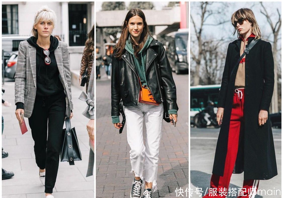 “大衣+连帽卫衣”才是今冬的王炸组合，高级又时髦，谁穿谁好看