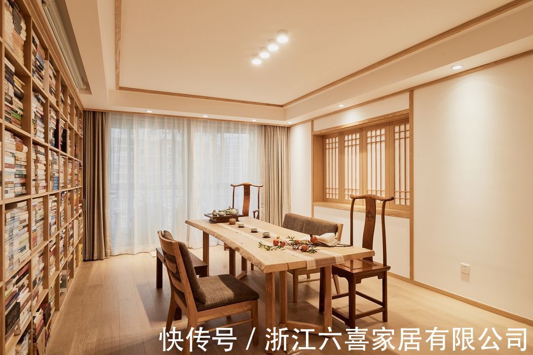 玄关|130平新中式混搭三室公寓