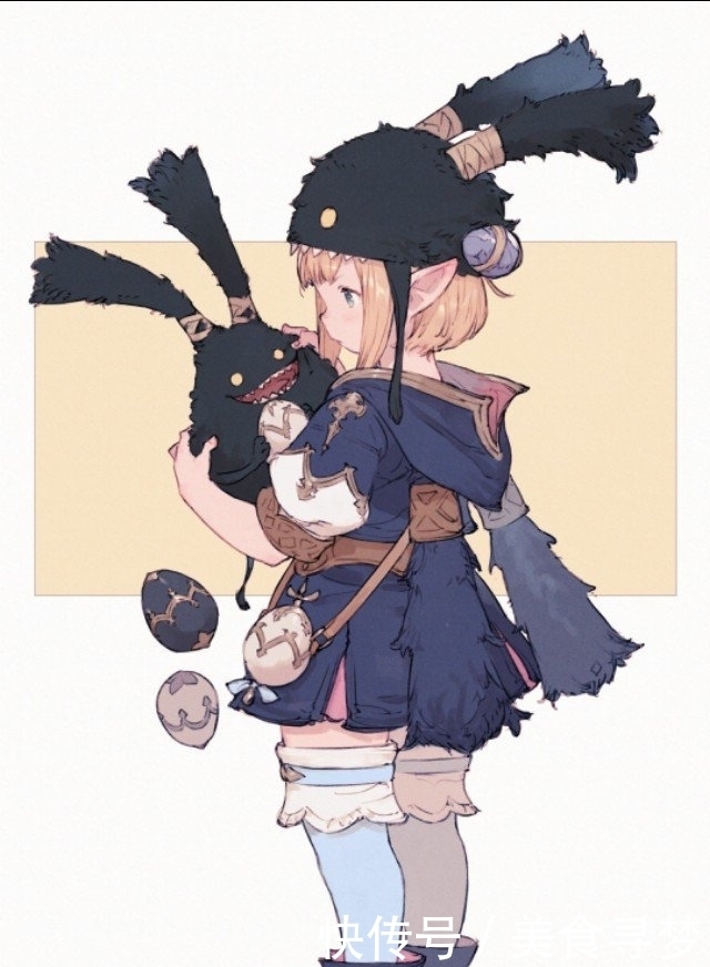 可爱|可爱又狡黠的兽娘,圆脸和兽耳的结合,太萌了