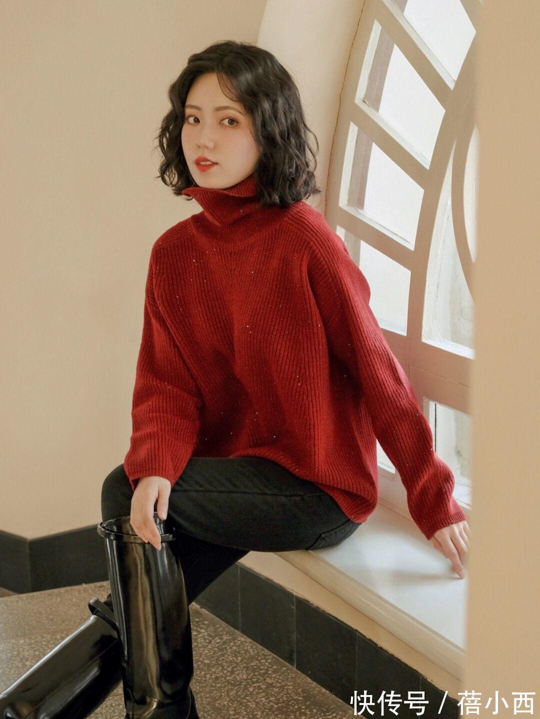 洋气|新年穿“毛衣”才洋气,单穿叠穿都好看,让你演绎不费劲的高级