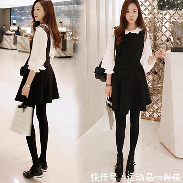 打底裤穿搭范例36种,简简单单看图学穿搭