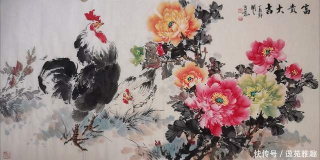 【画作欣赏】心中牡丹开,处处是暖阳,画家王润之作品欣赏