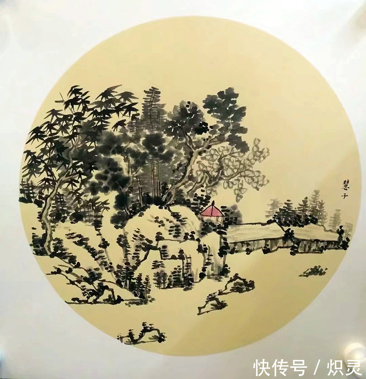 画家|画家慧子——使传统的山水画焕发出时代的光彩