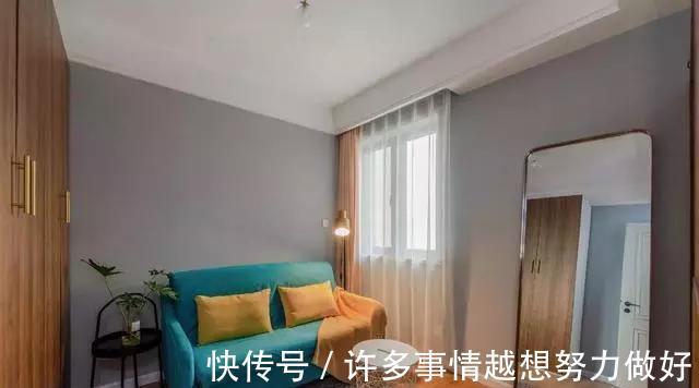 浅灰色|89平简约三室,老公坚持一进门设隔断,多出一个独立玄关