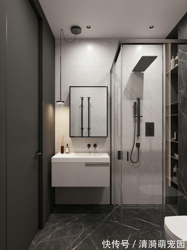 微水泥|现代轻奢两居：又见木质与石材，又见精致与高级