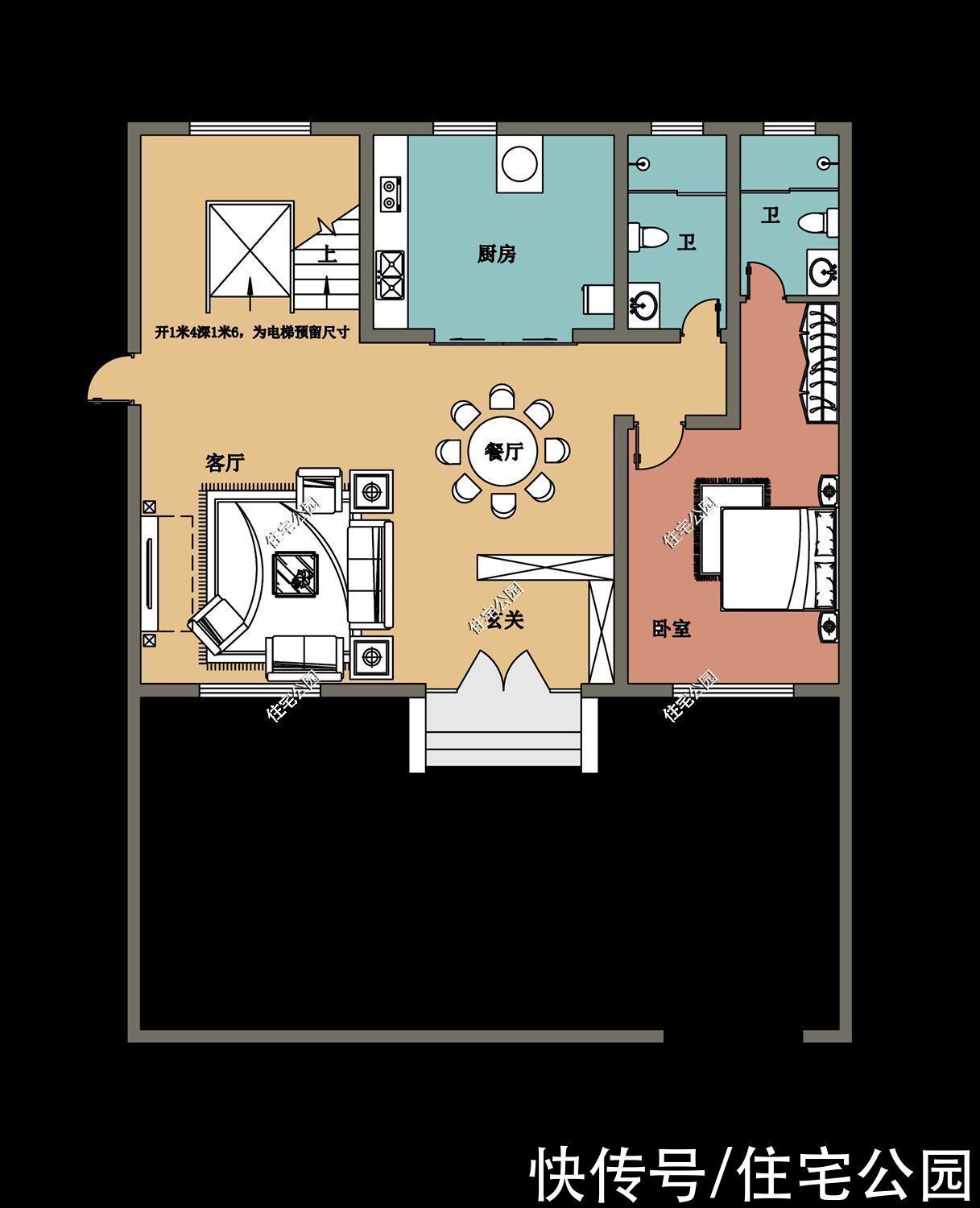 建筑|10套柴火灶户型推荐,实用性不输城里小区房,尤其是第6套太美了