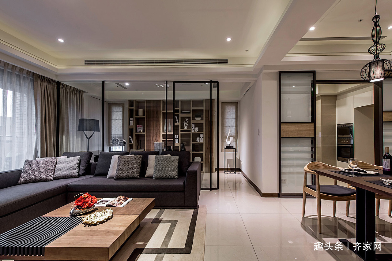 三居|现代风三居，体现实用性、简洁及现代生活的快节奏！