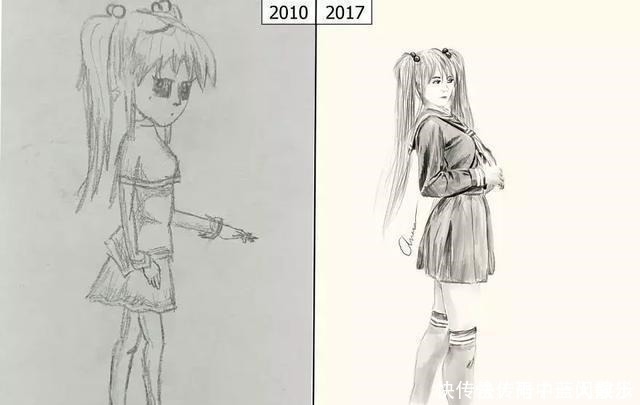 学画|刚画画时与十年学画的你变化在哪里最后这一位你是来搞笑的么