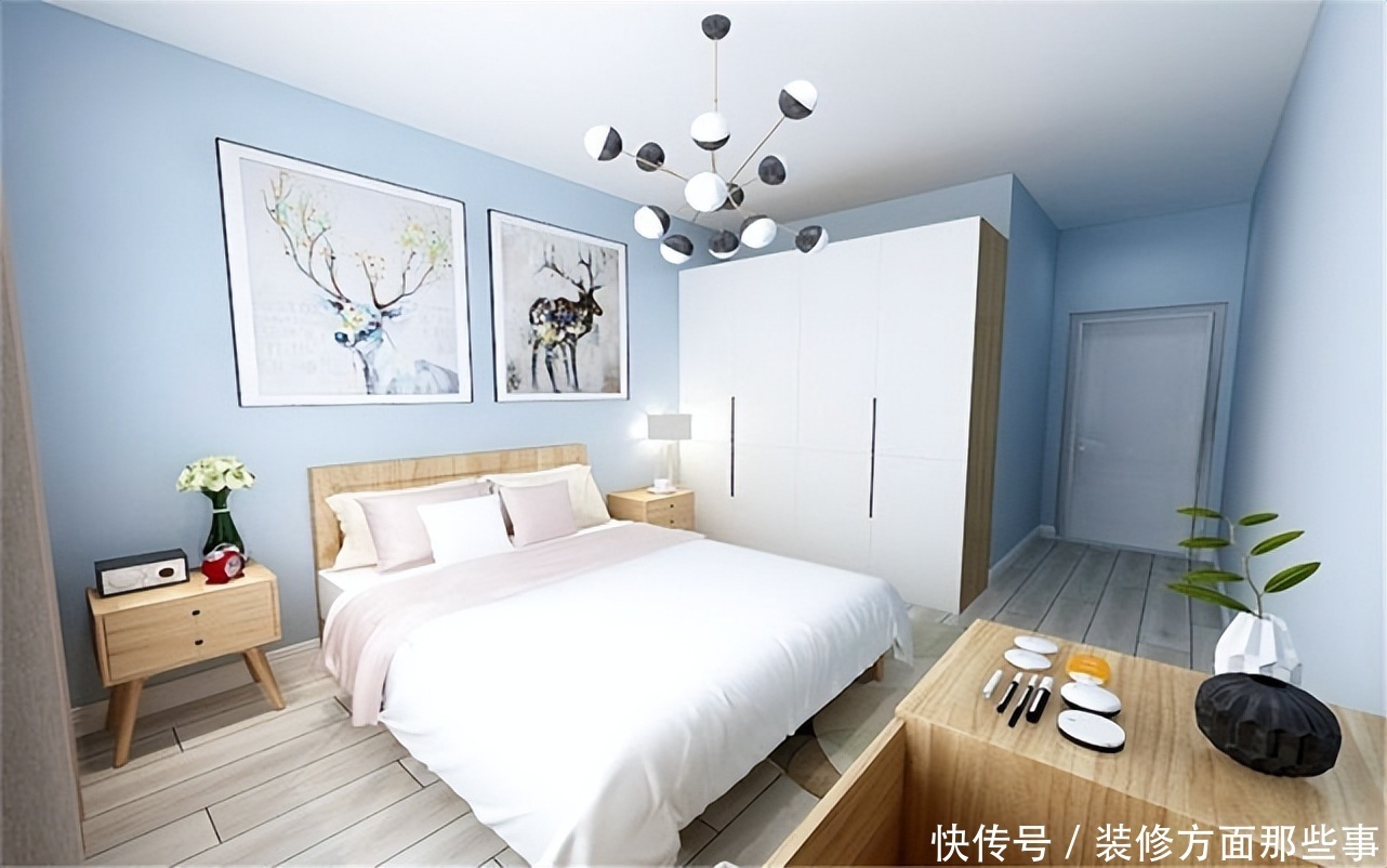 北欧风格|65平北欧风格小户型装修,超温馨的两室一厅,生活就是这么简单!