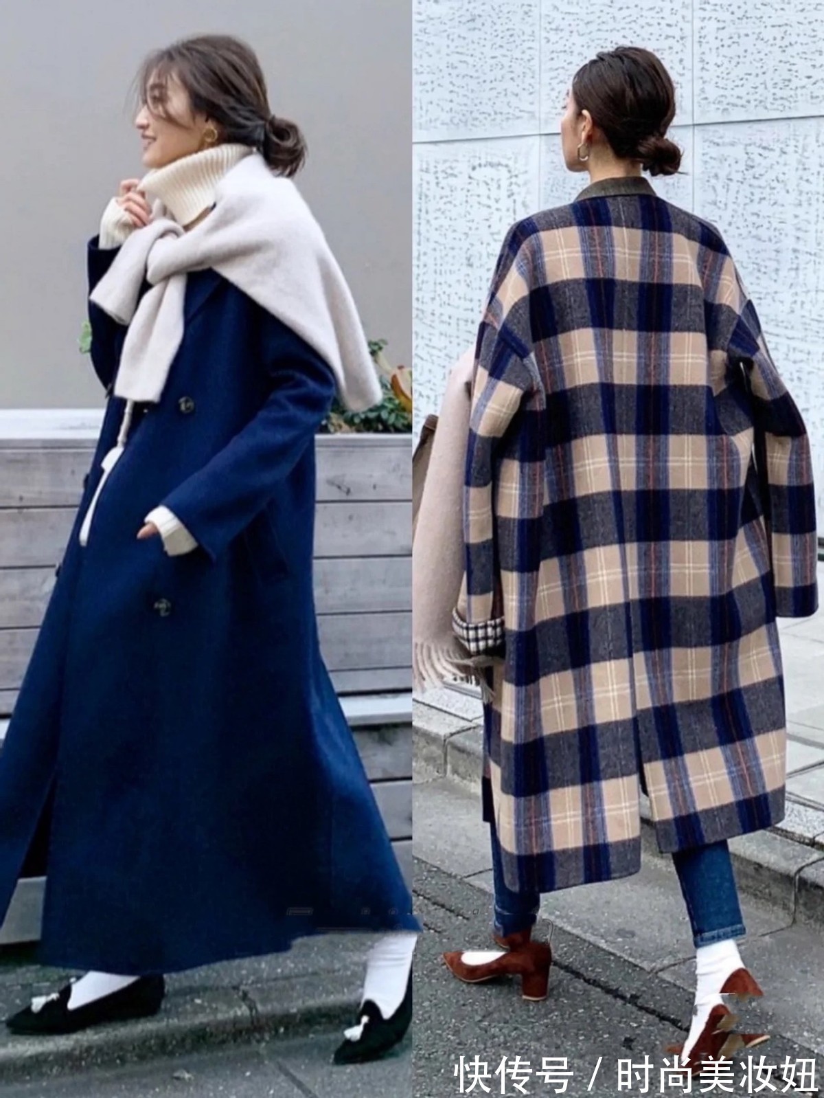 出镜率|40岁女人穿大衣要“高级”,学日本博主18套搭配,优雅又显气质