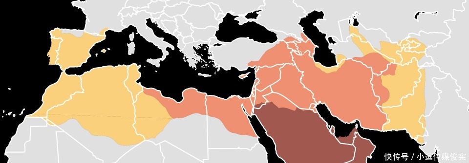 帝国|世界历史几大帝国，放到同一张世界地图，会是怎样？