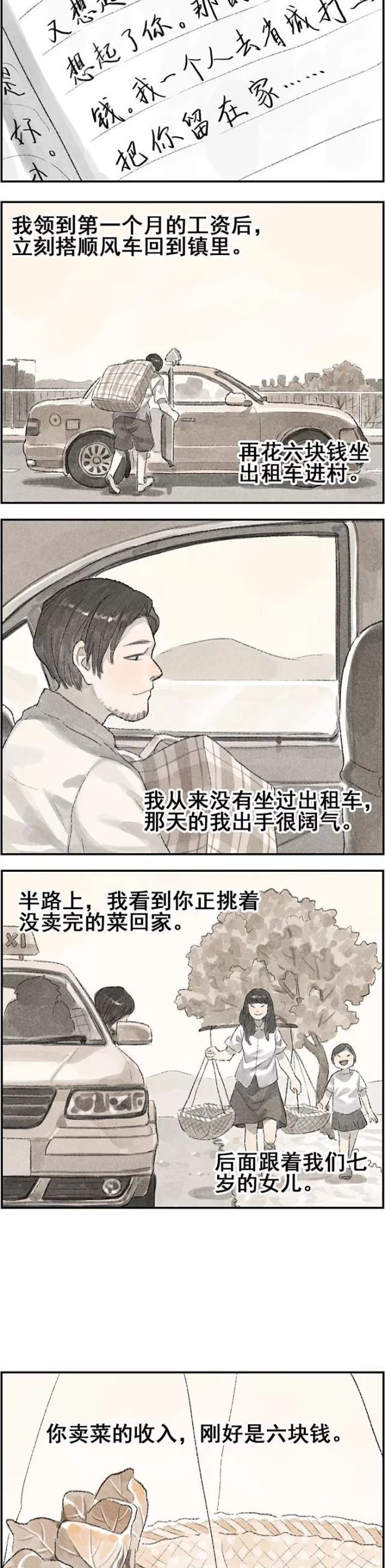 漫画|超暖心漫画《六块钱的回忆》，男默女泪！