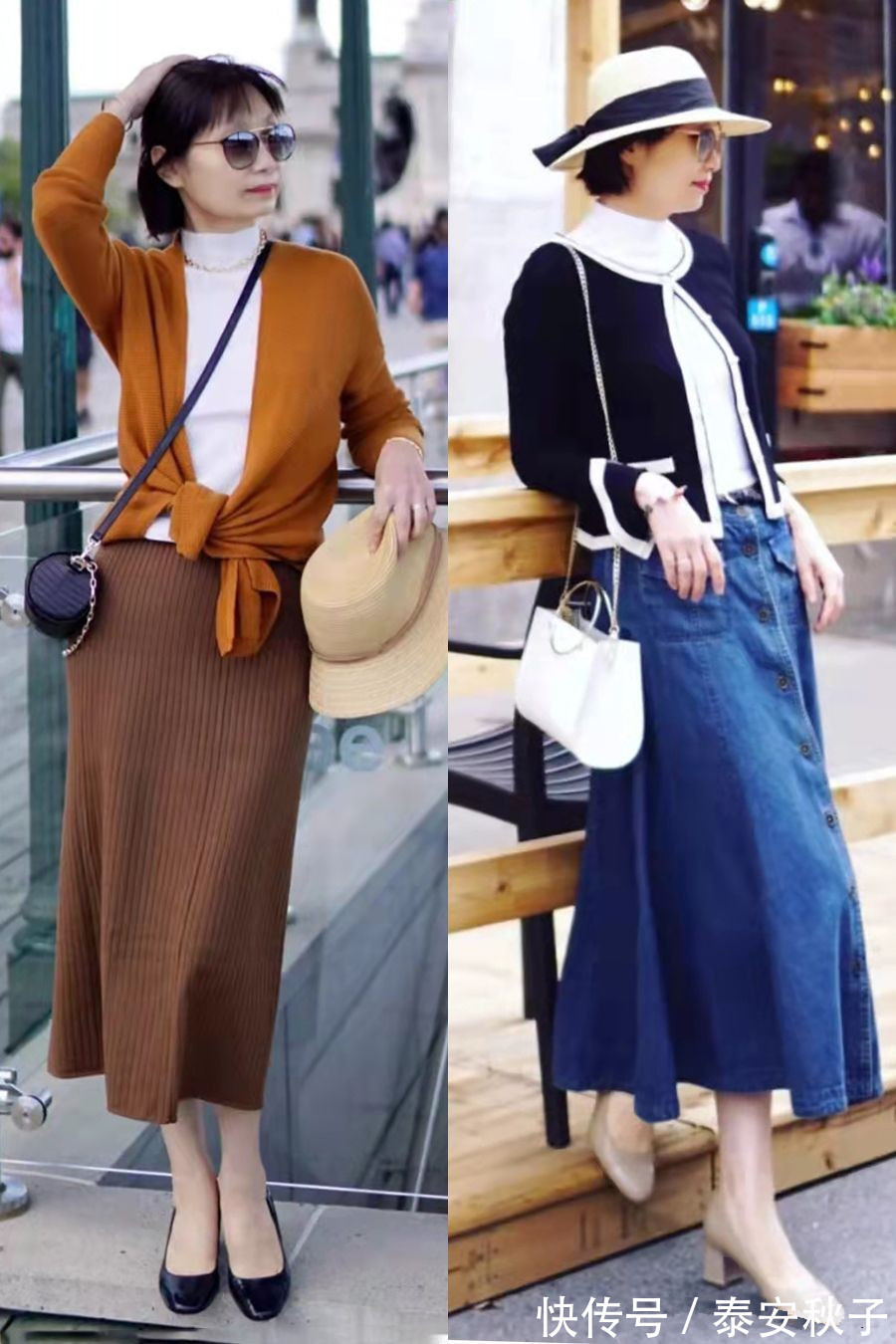 时髦 50岁女人春天这样穿:时髦又高级!